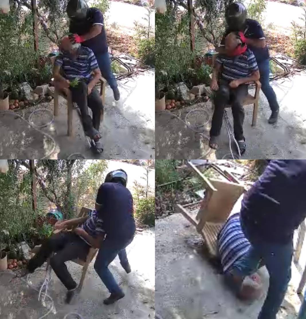 Böylesi hiç görülmedi! Ansızın geldi, yaşlı adamın  boynunu kırmaya çalıştı! 1